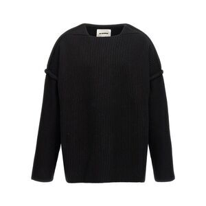 Jil Sander Men's Geometric Neckline Sweater